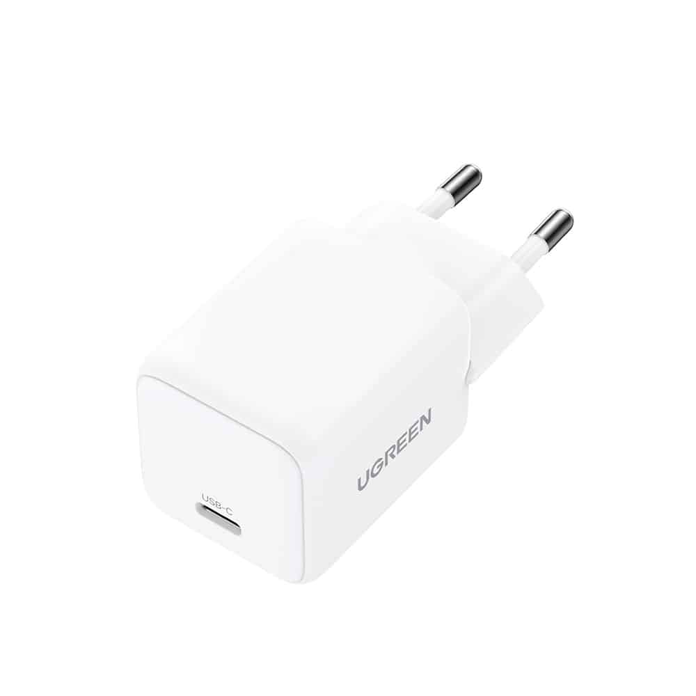 Ugreen - Wall Charger X512 (55554) - USB-C, Gan, Fast Charging, 20w, Pd3.0, Qc4, 3a - White - Image 4