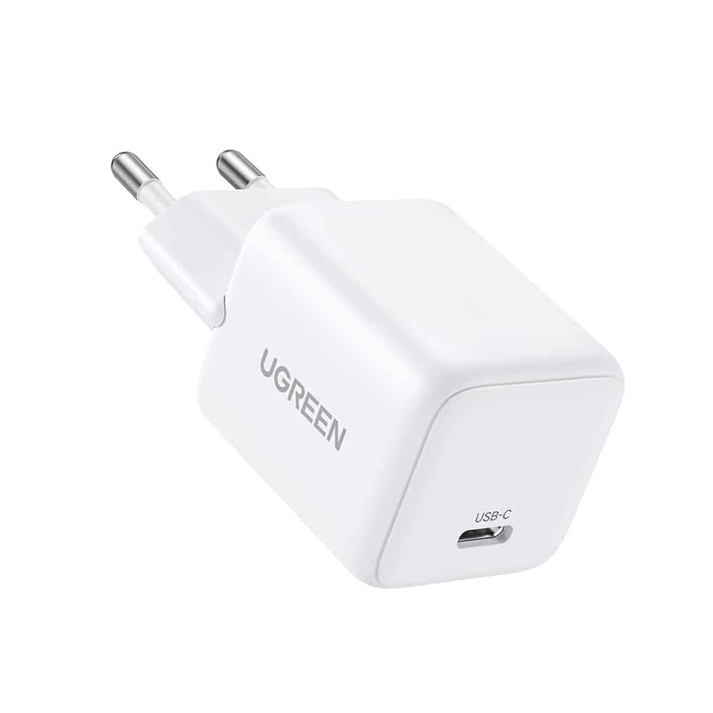 Ugreen - Wall Charger X512 (55554) - USB-C, Gan, Fast Charging, 20w, Pd3.0, Qc4, 3a - White - Image 2