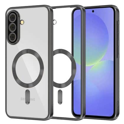 Techsuit Luxury Crystal MagSafe - θήκη για Samsung Galaxy A36 - Μαύρο