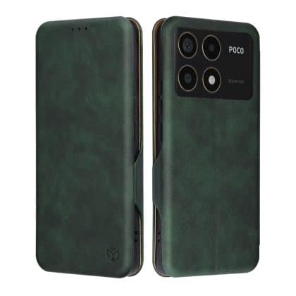 Techsuit Safe Wallet Plus - θήκη για Xiaomi Poco F6 Pro - Πράσινο