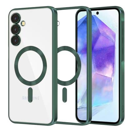 Techsuit Luxury Crystal MagSafe - θήκη για Samsung Galaxy A55 - Πράσινο