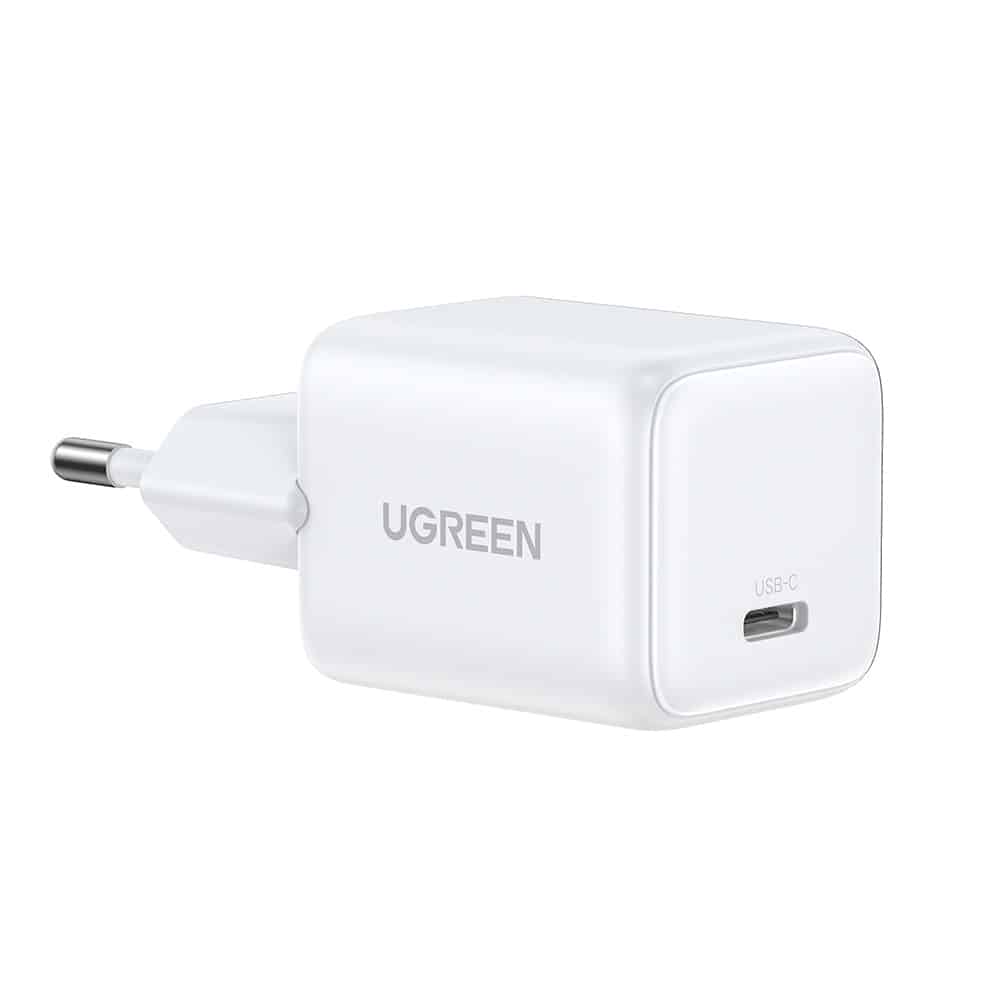 Ugreen - Wall Charger X513 (65009) - USB-C, Gan, Fast Charging, 30w, Qc4, 5v/3a - White - Image 2