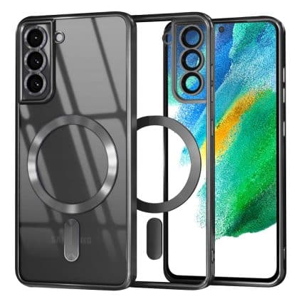 Techsuit Luxury Crystal - θήκη για Samsung Galaxy S21 FE 5G - Μαύρο