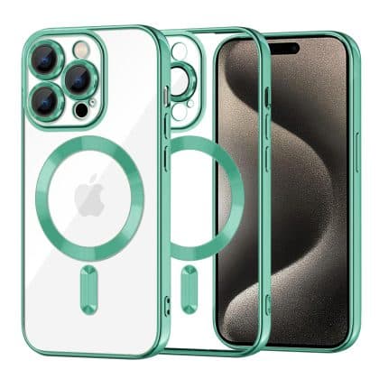 Techsuit Luxury Crystal MagSafe - θήκη για Apple iPhone 15 Pro Max - Διάφανο