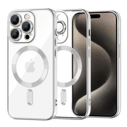 Techsuit Luxury Crystal MagSafe - θήκη για Apple iPhone 15 Pro Max - Διάφανο
