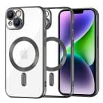 Techsuit Luxury Crystal - θήκη για Apple iPhone 14 Plus - Μαύρο