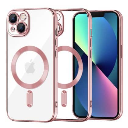 Techsuit Luxury Crystal - θήκη για Apple iPhone 13 - Ροζ