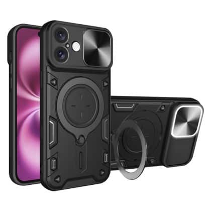 Techsuit CamGuard Pro - θήκη για Apple iPhone 16 Plus - Μαύρο