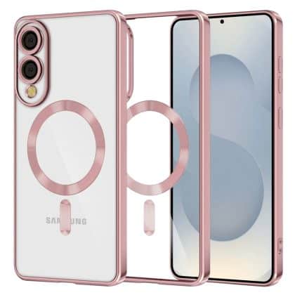 Techsuit Luxury Crystal - θήκη για Samsung Galaxy S25 Edge - Ροζ