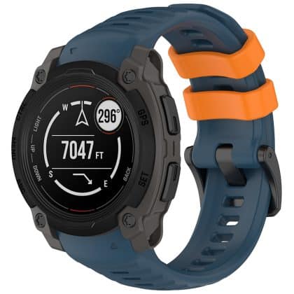 Techsuit - Λουράκι ρολογιού 22mm (W076) - Garmin Instinct E 45mm - Μπλε