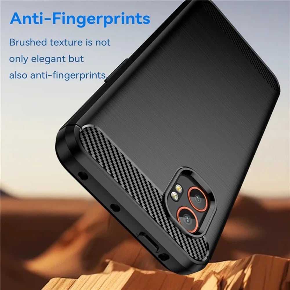 Techsuit Carbon Silicone - θήκη για Samsung Galaxy XCover7 Pro - Μαύρο - Image 5