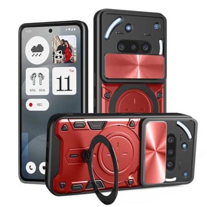 Techsuit CamGuard Pro - θήκη για Nothing Phone (3a) - Κόκκινο