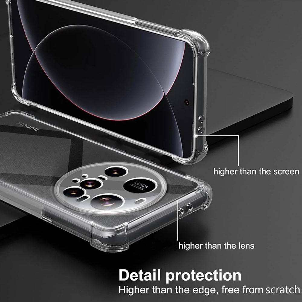 Techsuit Shockproof Clear Silicone - θήκη για Xiaomi 15 Ultra - Διάφανο - Image 4