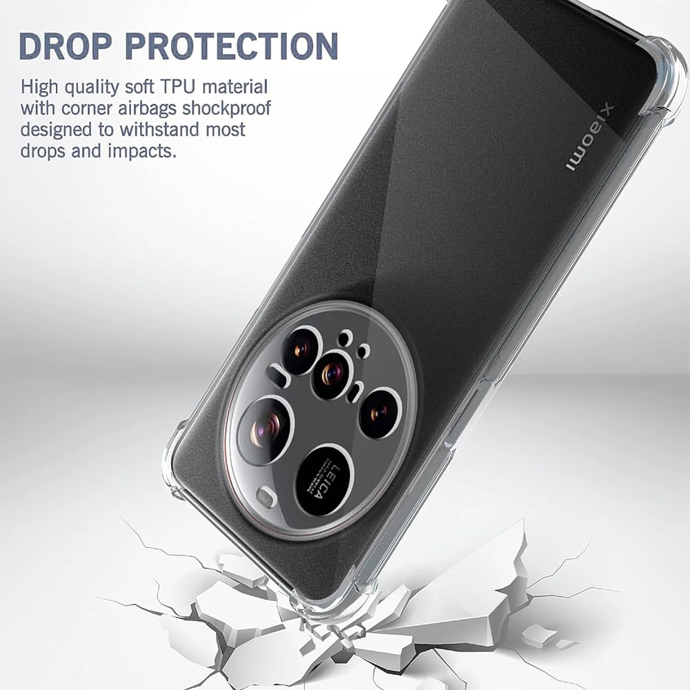 Techsuit Shockproof Clear Silicone - θήκη για Xiaomi 15 Ultra - Διάφανο - Image 3