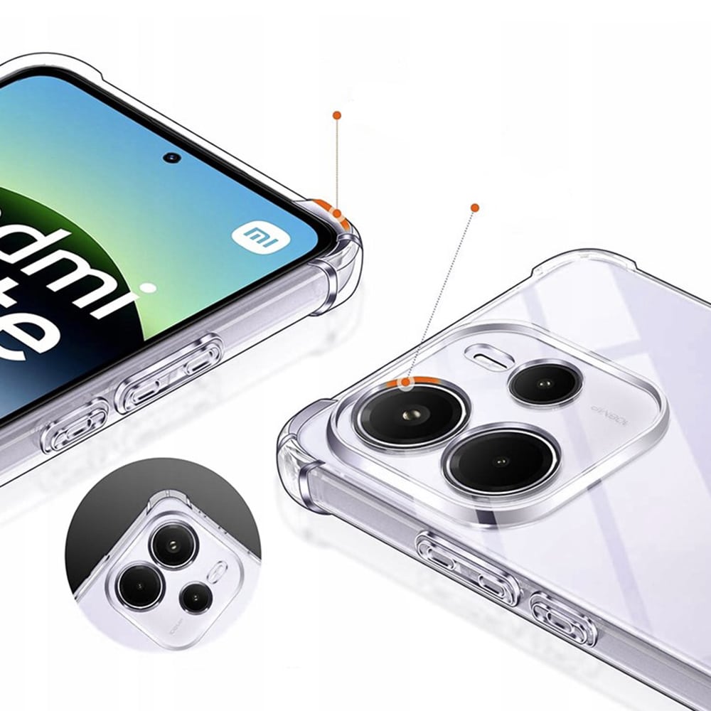 Techsuit Shockproof Clear Silicone MagSafe - θήκη για Xiaomi Redmi Note 14 4G - Διάφανο - Image 6
