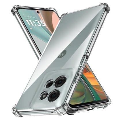 Techsuit Shockproof Clear Silicone - θήκη για Motorola Moto G75 - Διάφανο
