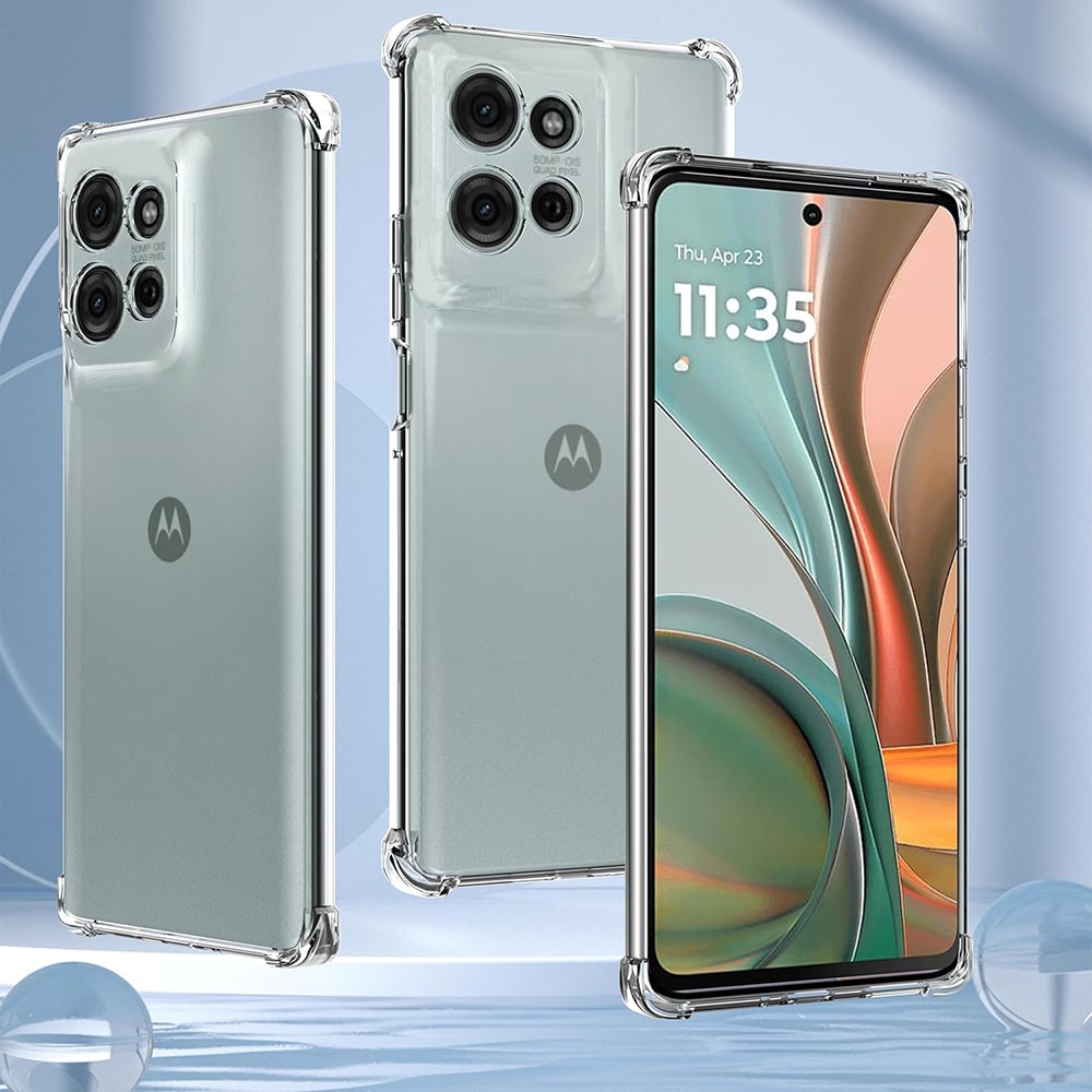 Techsuit Shockproof Clear Silicone - θήκη για Motorola Moto G75 - Διάφανο - Image 5
