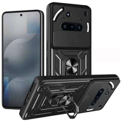 Techsuit CamShield Series - θήκη για Nothing Phone (3a) - Μαύρο