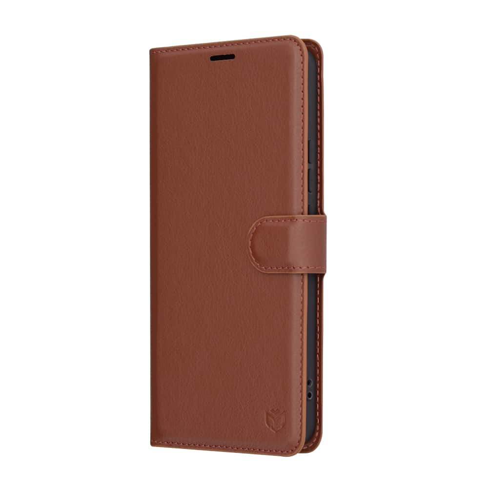 Techsuit Leather Folio - θήκη για Xiaomi Redmi Note 14 4G - Καφέ - Image 4