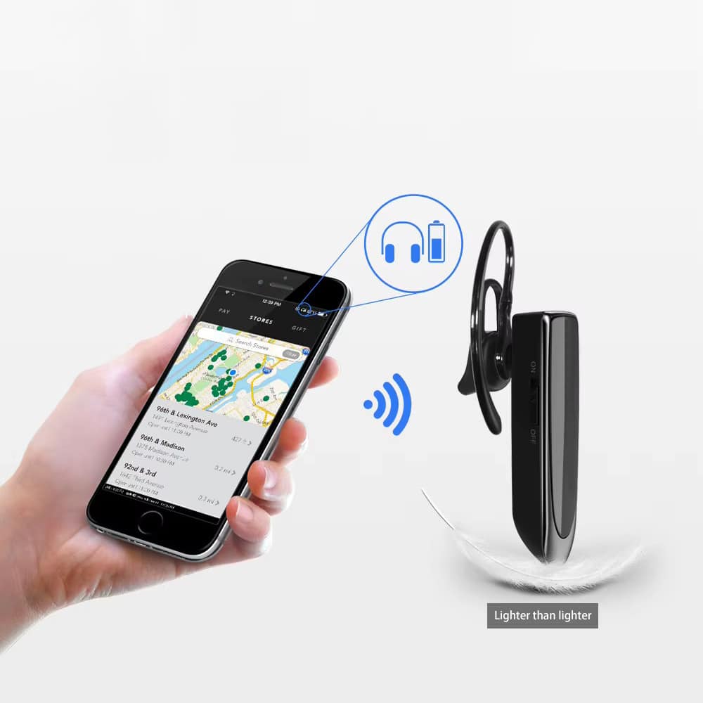 Techsuit - Ακουστικά Bluetooth Premium UrbanEar (CB1) - HandsFree, Type-C, Ακύρωση Θορύβου, Ελαφριά & Άνετα - Μαύρο - Image 3