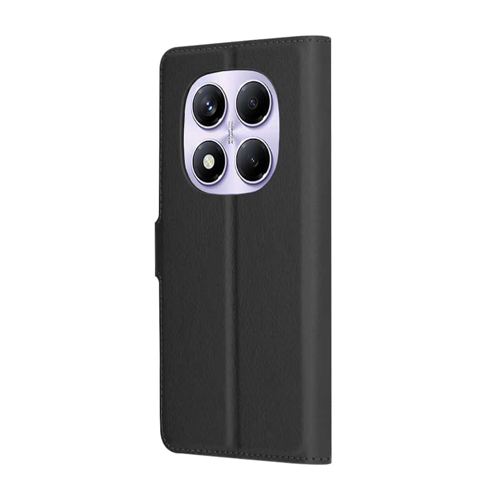 Techsuit Leather Folio - θήκη για Xiaomi Redmi Note 14 Pro 4G - Μαύρο - Image 5