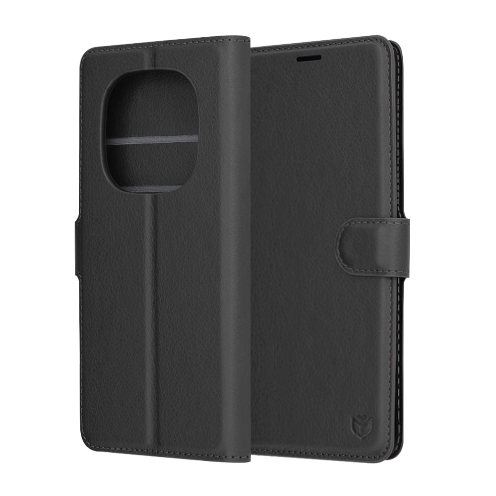 Techsuit Leather Folio - θήκη για Xiaomi Redmi Note 14 Pro 5G - Μαύρο - Image 6