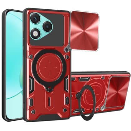 Techsuit CamGuard Pro - θήκη για Honor 400 Lite - Κόκκινο