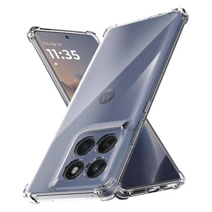 Techsuit Shockproof Clear Silicone - θήκη για Motorola Edge 60 Fusion - Διάφανο