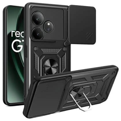 Techsuit CamShield Series - θήκη για Realme GT 6 / 6T - Μαύρο