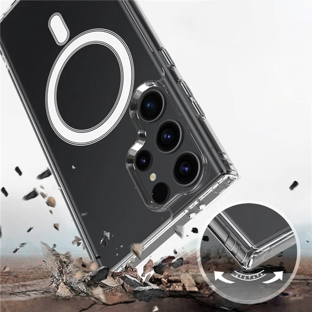 Techsuit MagSafe Pro - θήκη για Samsung Galaxy S25 Ultra - Διάφανο - Image 3