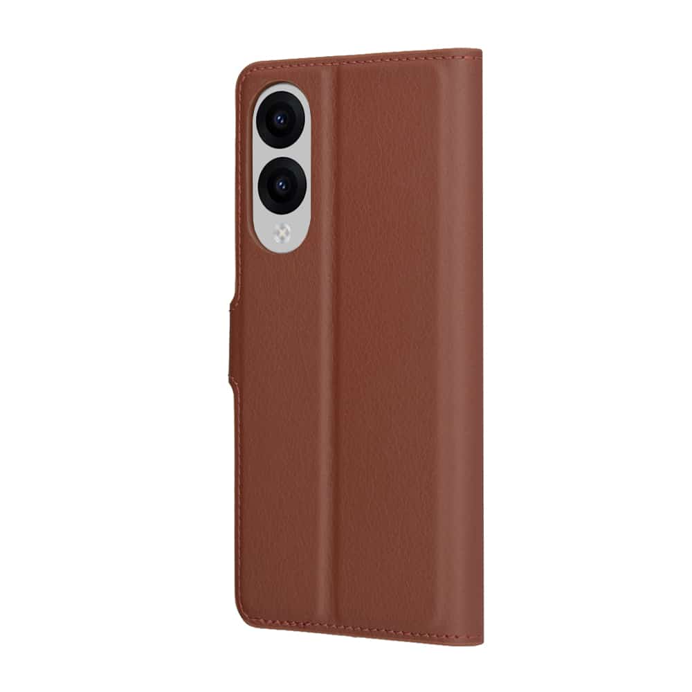 Techsuit Leather Folio - θήκη για Samsung Galaxy S25 Edge - Καφέ - Image 5