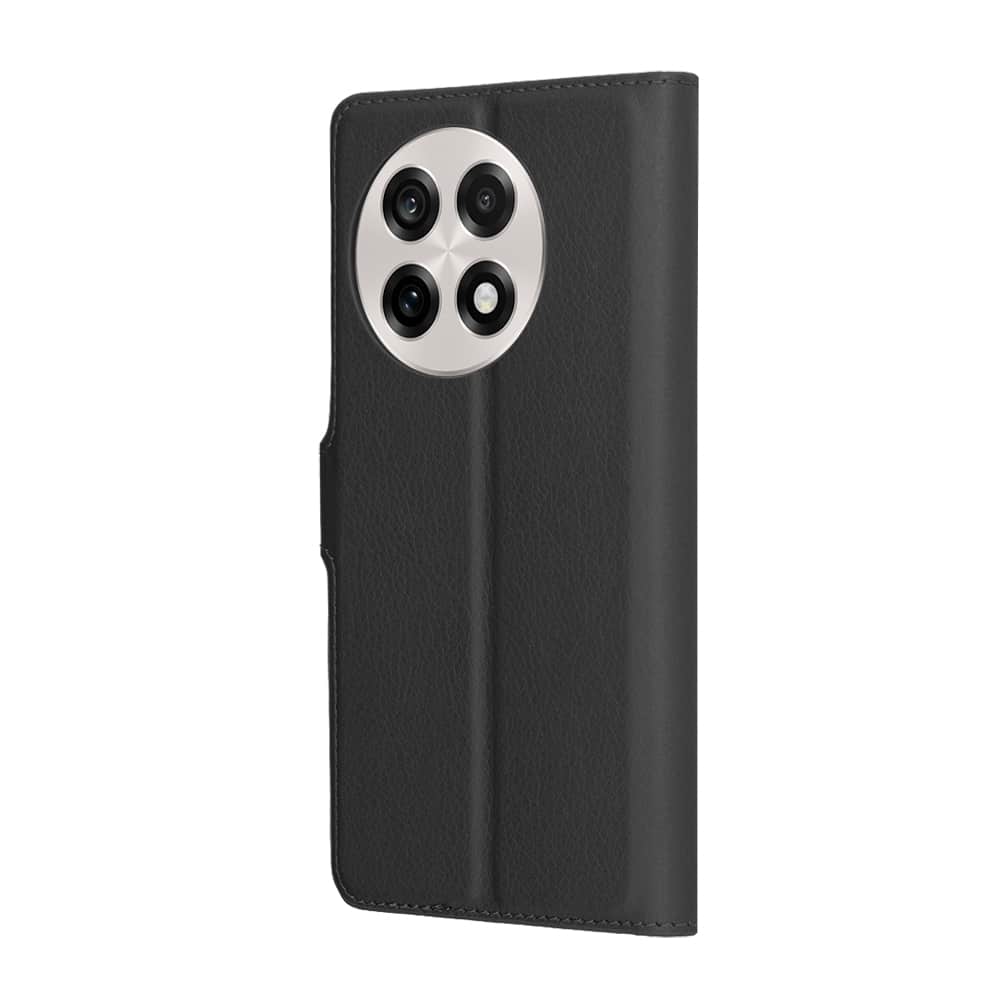 Techsuit Leather Folio - θήκη για Oneplus 13R - Μαύρο - Image 5