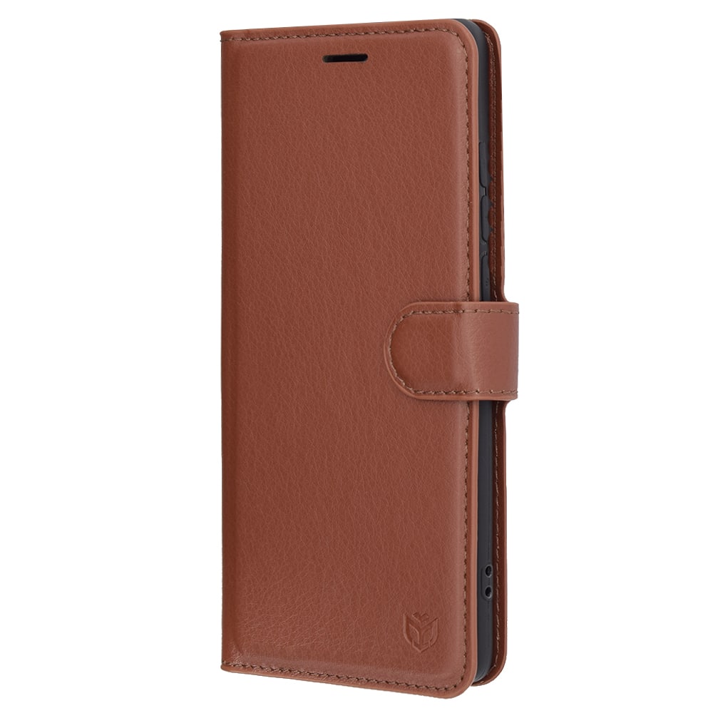 Techsuit Leather Folio - θήκη για Motorola Edge 60 - Καφέ - Image 4