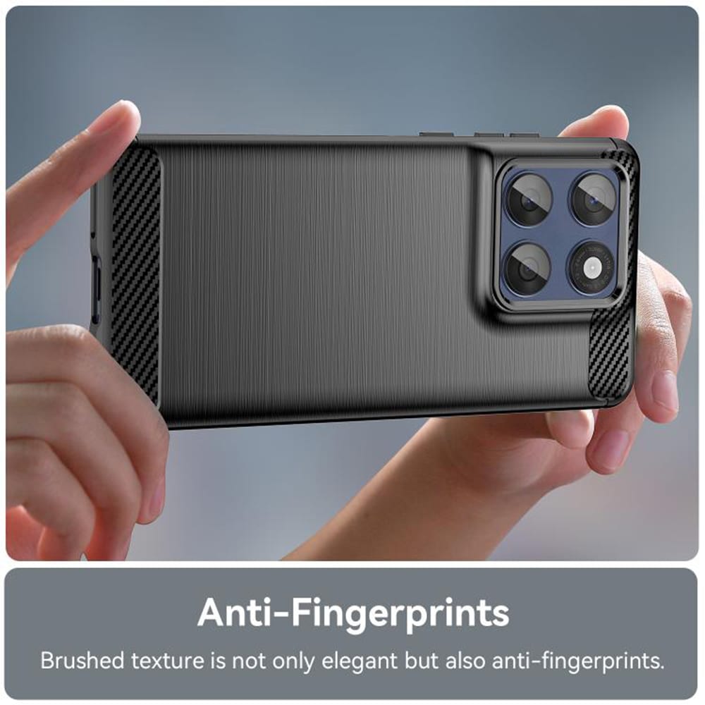 Techsuit Carbon Silicone - θήκη για Motorola Edge 60 - Μαύρο - Image 3