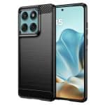 Techsuit Carbon Silicone - θήκη για Motorola Edge 60 - Μαύρο