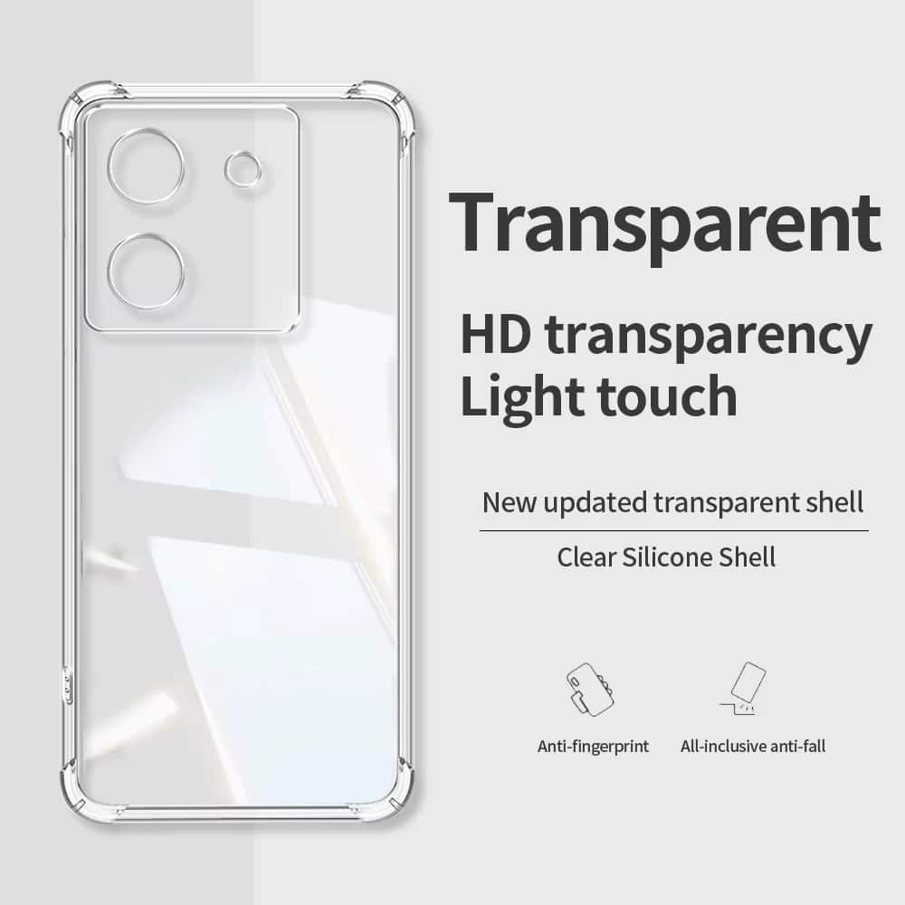 Techsuit Shockproof Clear Silicone - θήκη για Xiaomi Poco M7 Pro 5G - Διάφανο - Image 6