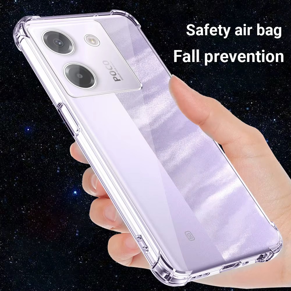Techsuit Shockproof Clear Silicone - θήκη για Xiaomi Poco M7 Pro 5G - Διάφανο - Image 5