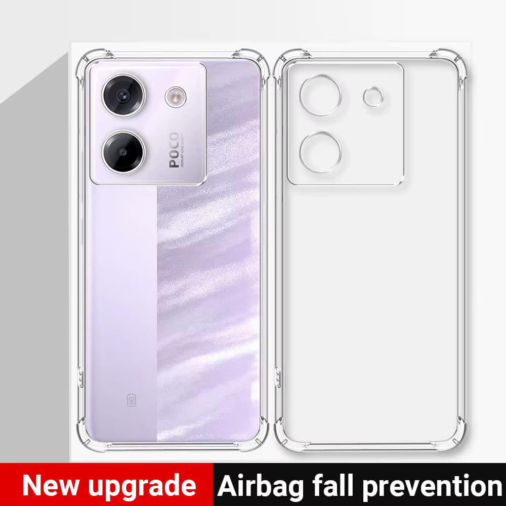 Techsuit Shockproof Clear Silicone - θήκη για Xiaomi Poco M7 Pro 5G - Διάφανο - Image 3