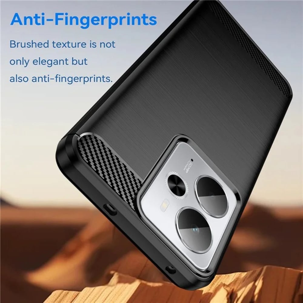 Techsuit Carbon Silicone - θήκη για Realme 14 / 14T - Μαύρο - Image 4