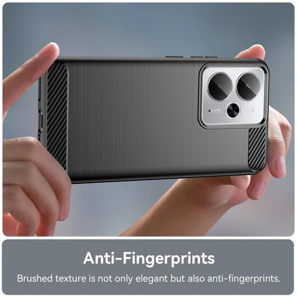 Techsuit Carbon Silicone - θήκη για Realme 14 / 14T - Μαύρο - Image 5