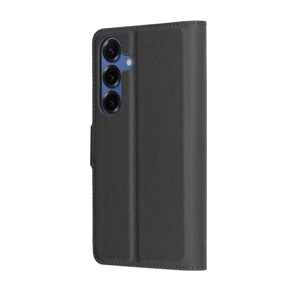 Techsuit Leather Folio - θήκη για Samsung Galaxy S25 - Μαύρο - Image 5