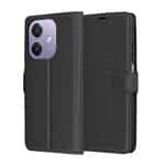 Techsuit Leather Folio - θήκη για Oppo A60 - Μαύρο
