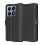 Techsuit Leather Folio - θήκη για Xiaomi 14T Pro - Μαύρο