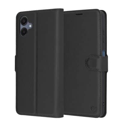 Techsuit Leather Folio - θήκη για Samsung Galaxy A06 - Μαύρο