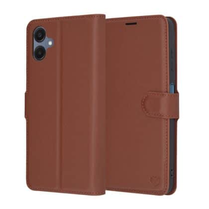 Techsuit Leather Folio - θήκη για Samsung Galaxy A06 - Καφέ