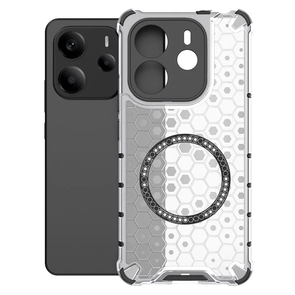 Techsuit HoneyComb Shield - θήκη για Xiaomi Redmi Note 14 - Λευκό - Image 2