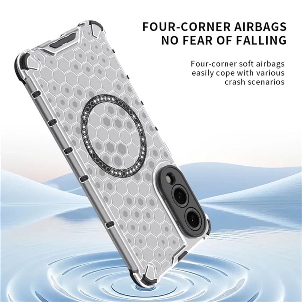 Techsuit HoneyComb Shield MagSafe - θήκη για Samsung Galaxy S25 Edge - Μαύρο - Image 3