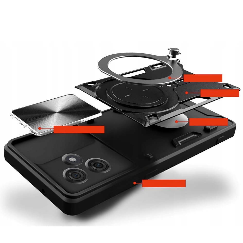 Techsuit CamGuard Pro - θήκη για Motorola Edge 60 / Fusion - Μαύρο - Image 2