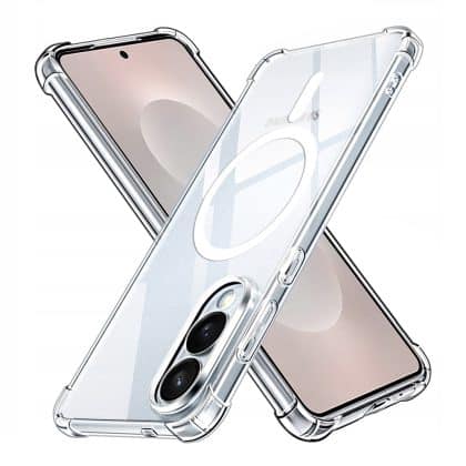 Techsuit Shockproof Clear Silicone MagSafe - θήκη για Samsung Galaxy S25 Edge - Διάφανο