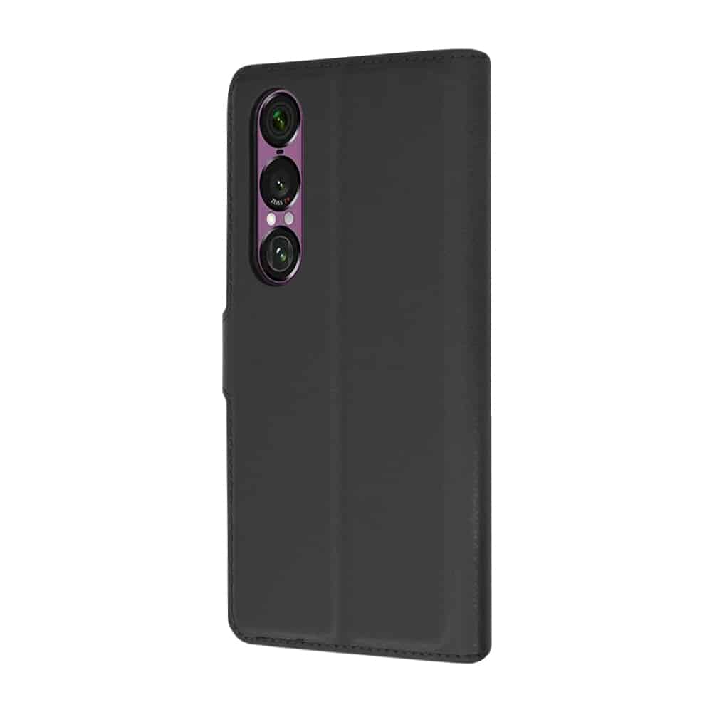 Techsuit Leather Folio - θήκη για Sony Xperia 1 VI - Μαύρο - Image 5